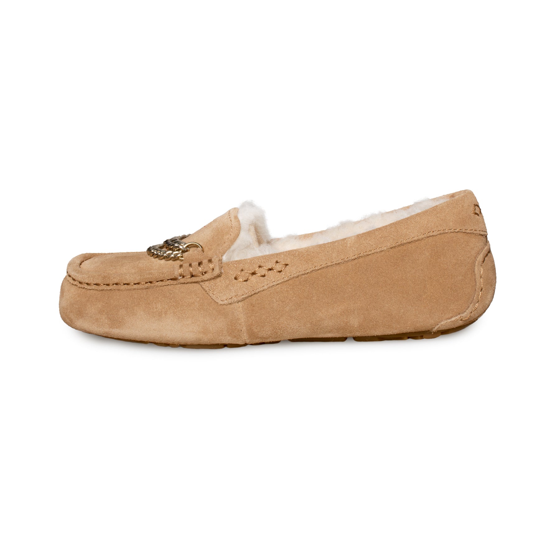 UGG Ansley Chain Chestnut Slippers - Women's - Image 4