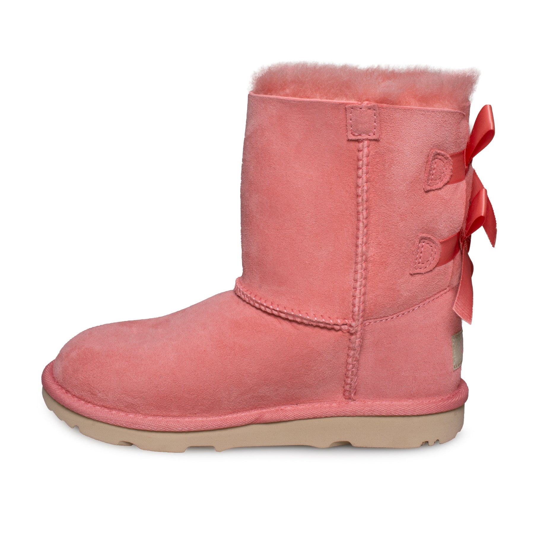 UGG Bailey Bow II Pink Blossom Boots - Youth - Image 4