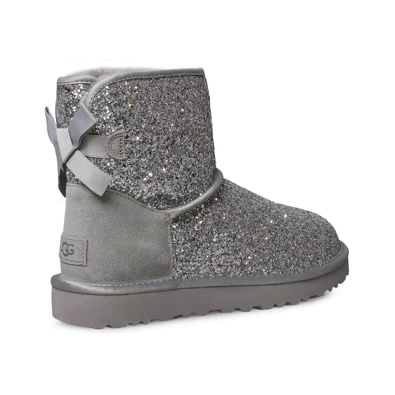 UGG Classic Mini Bow Cosmos Silver Boots - Women's - Image 4