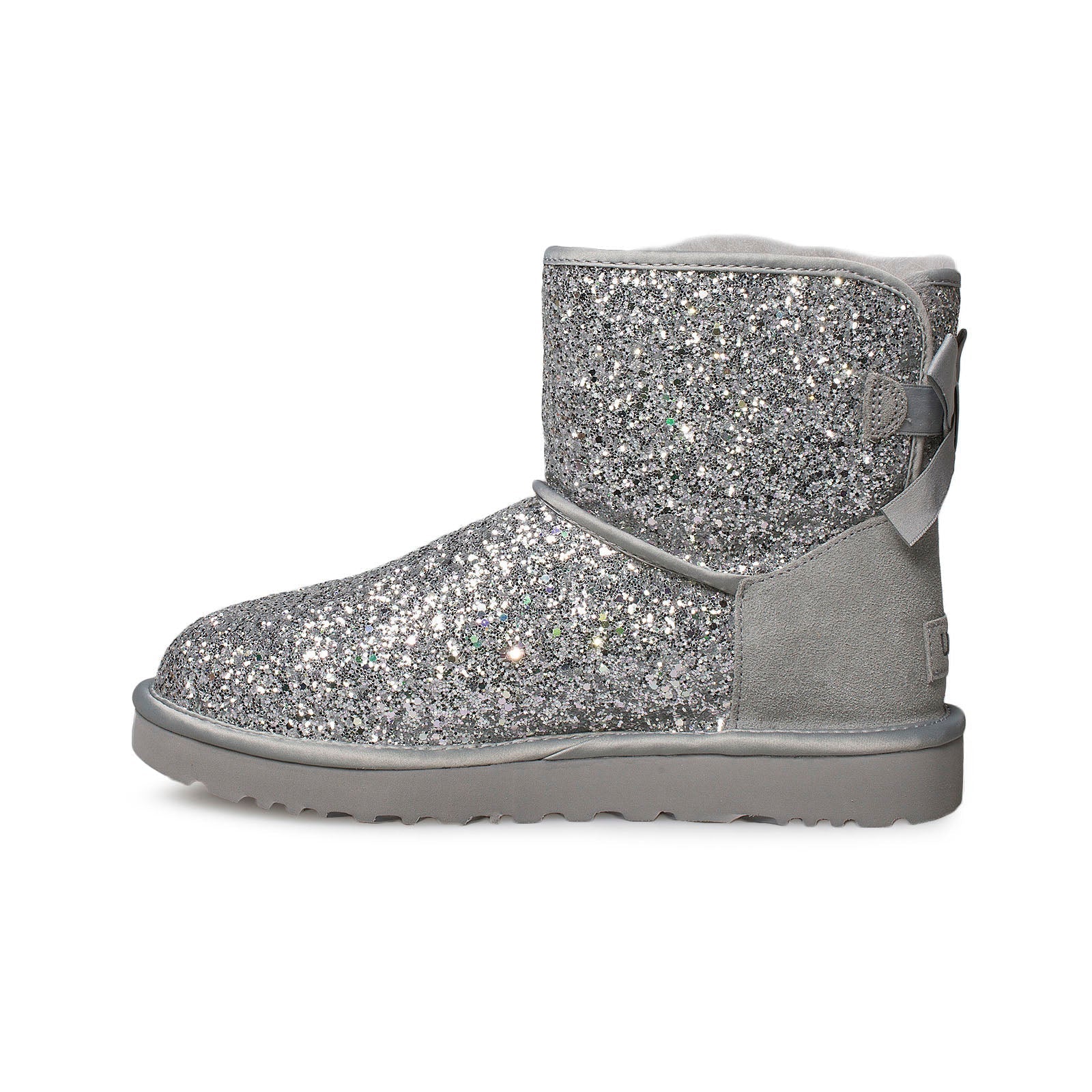UGG Classic Mini Bow Cosmos Silver Boots - Women's - Image 5