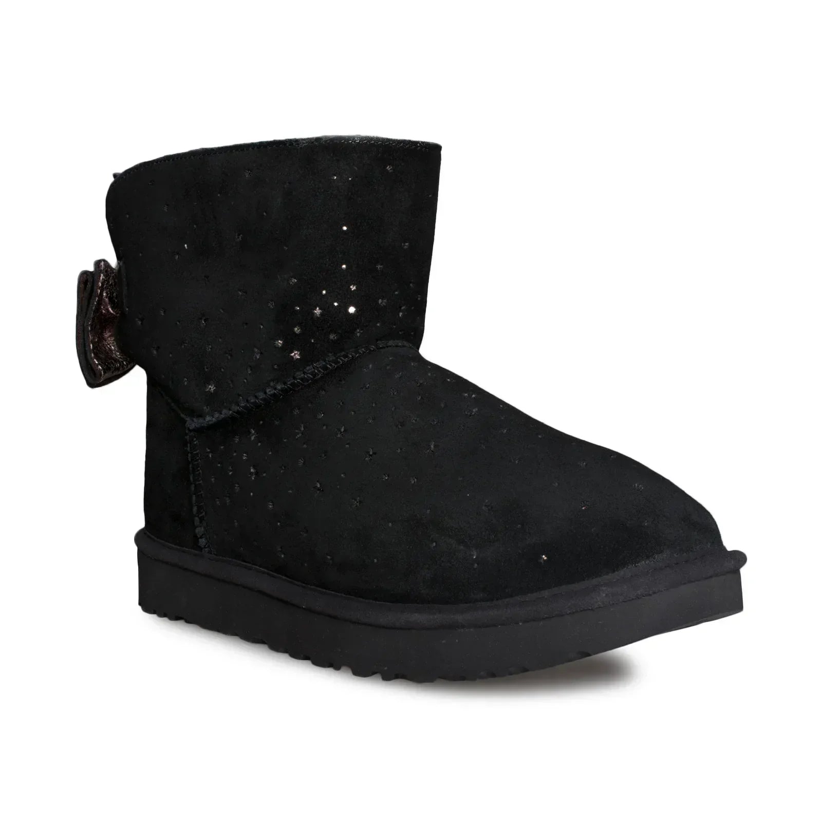 UGG Stargirl Bow Mini Black Boots - Women's - Image 4