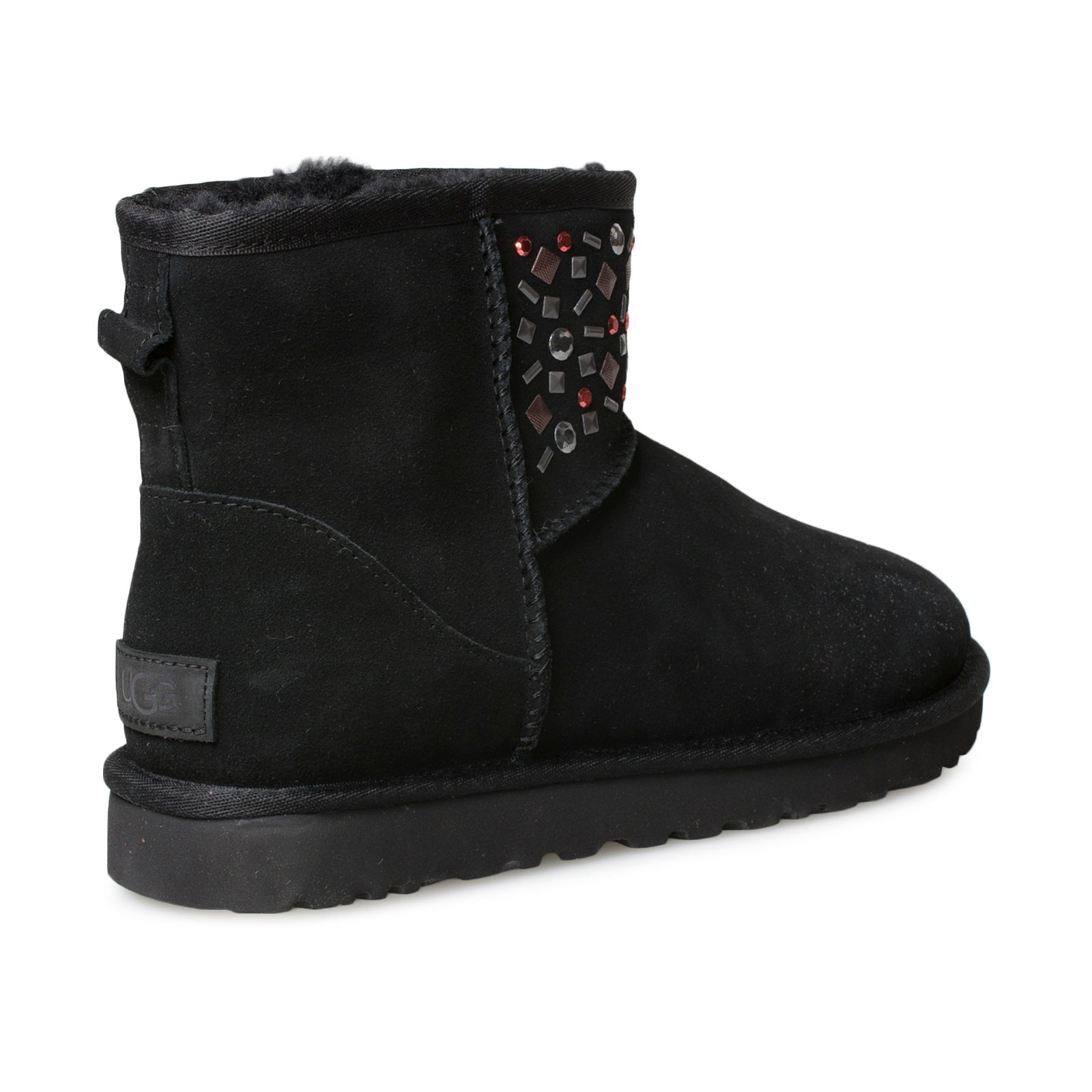 UGG Classic Mini II Stud Black Boots - Women's - Image 3