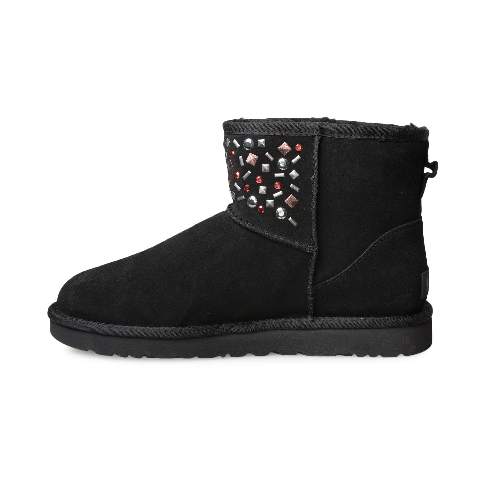 UGG Classic Mini II Stud Black Boots - Women's - Image 4