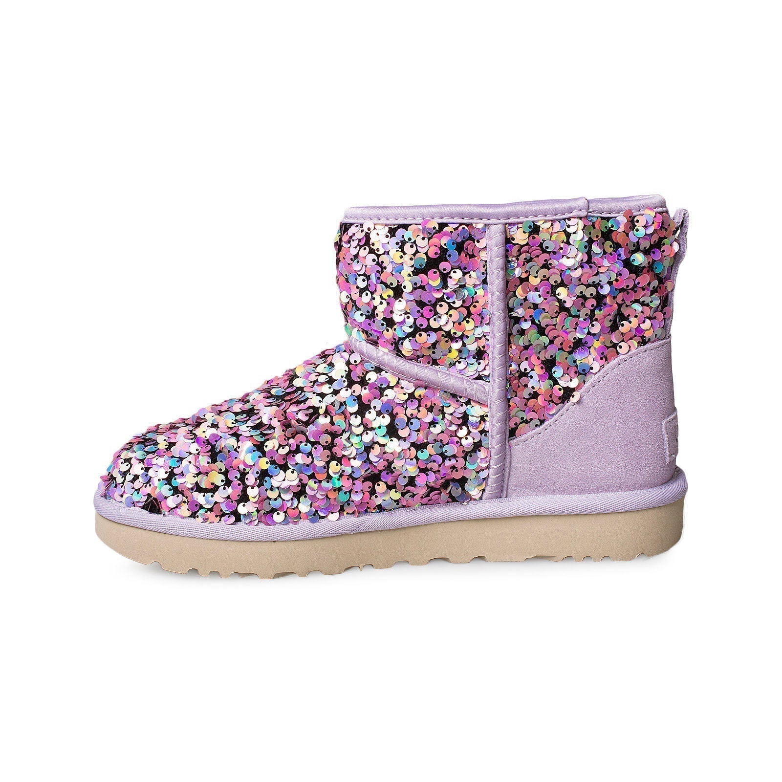 UGG Classic Mini Stellar Sequin Lilac Frost - Women's - Image 4
