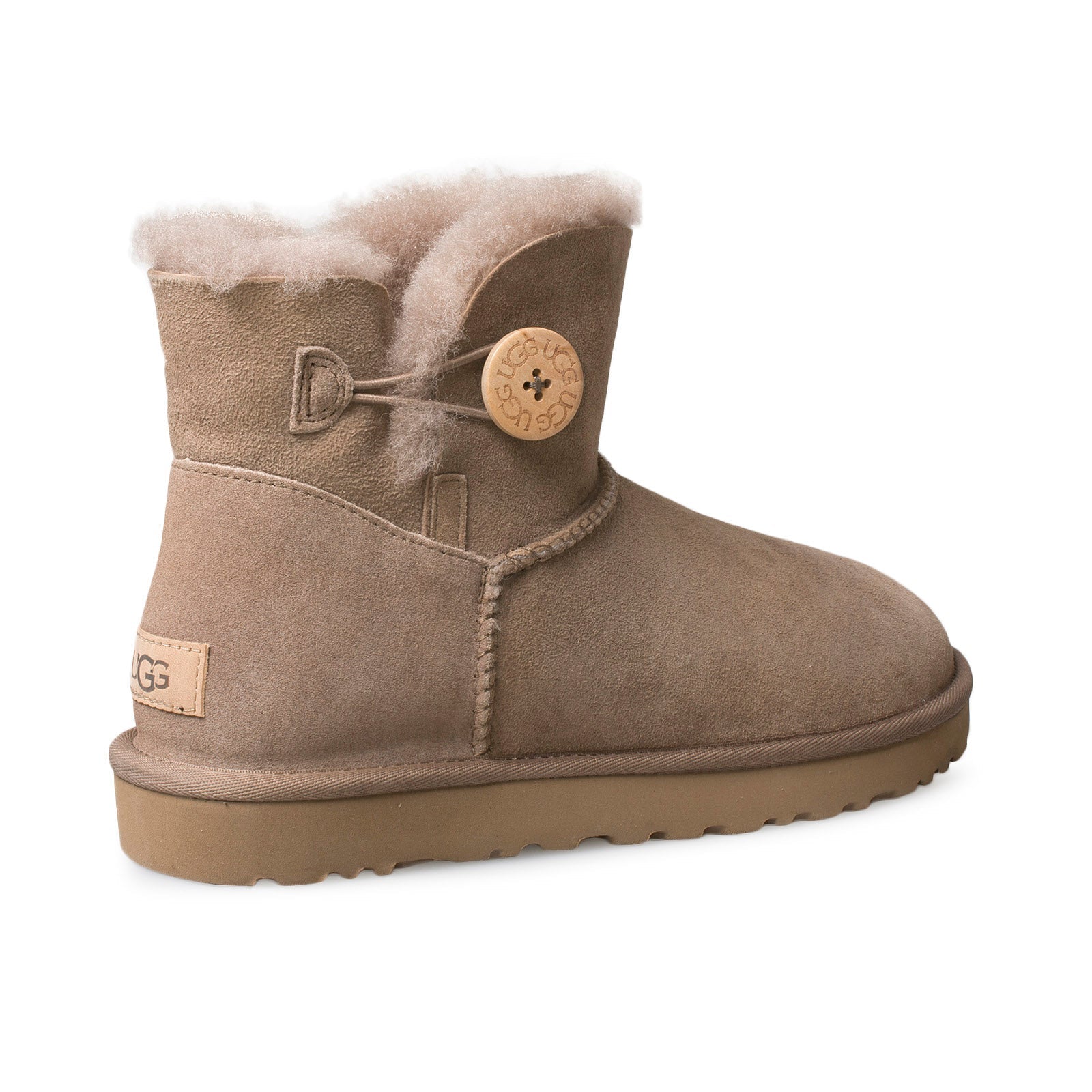 UGG Mini Bailey Button II Caribou Boots - Women's - Image 3