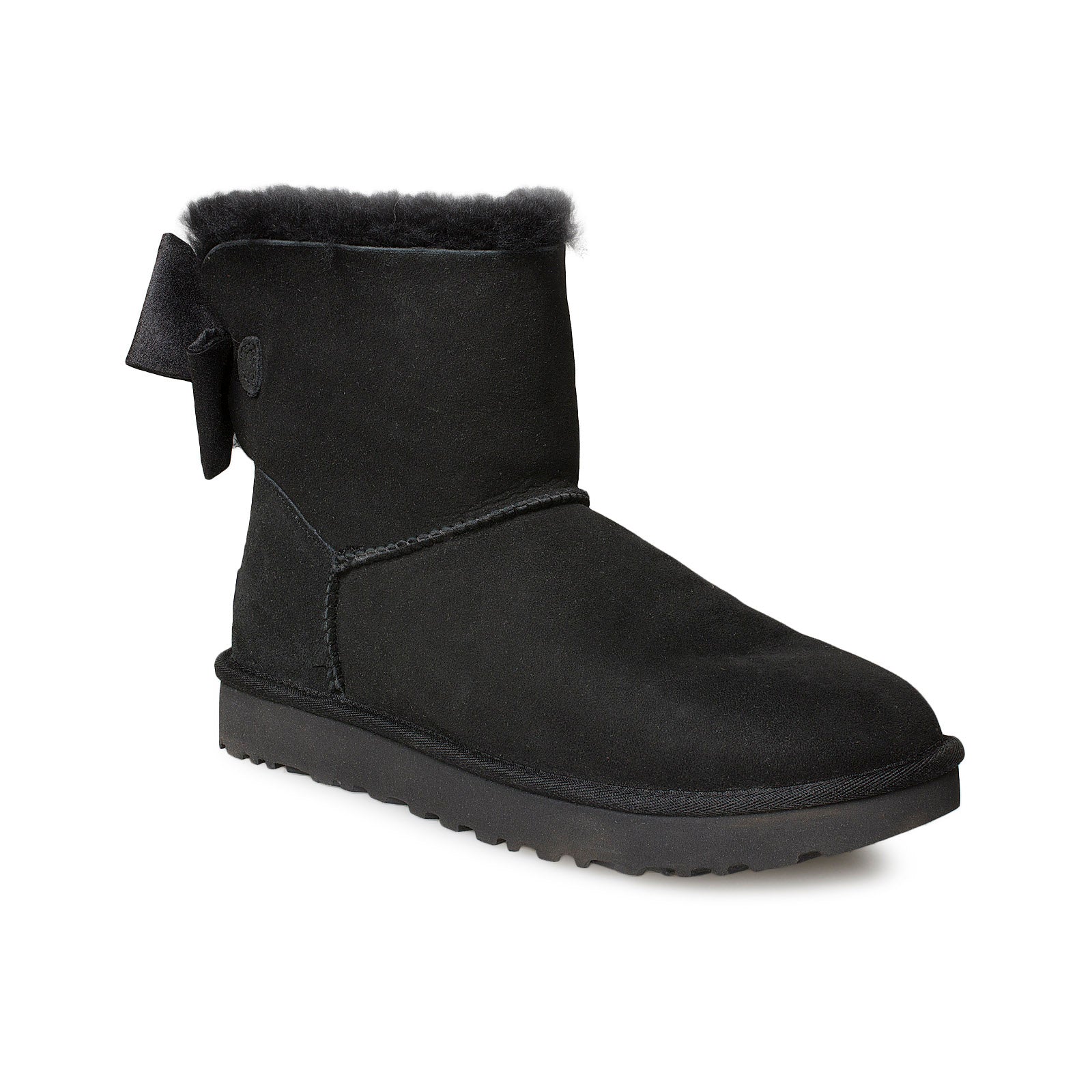UGG Mini Bailey Bow II Glam Black Boots - Women's - Image 3
