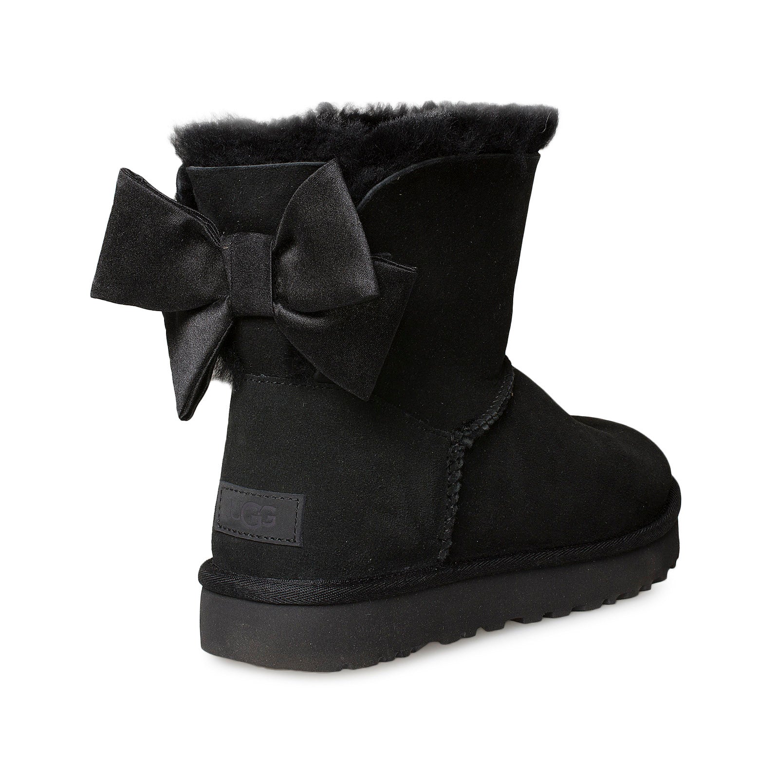 UGG Mini Bailey Bow II Glam Black Boots - Women's - Image 4