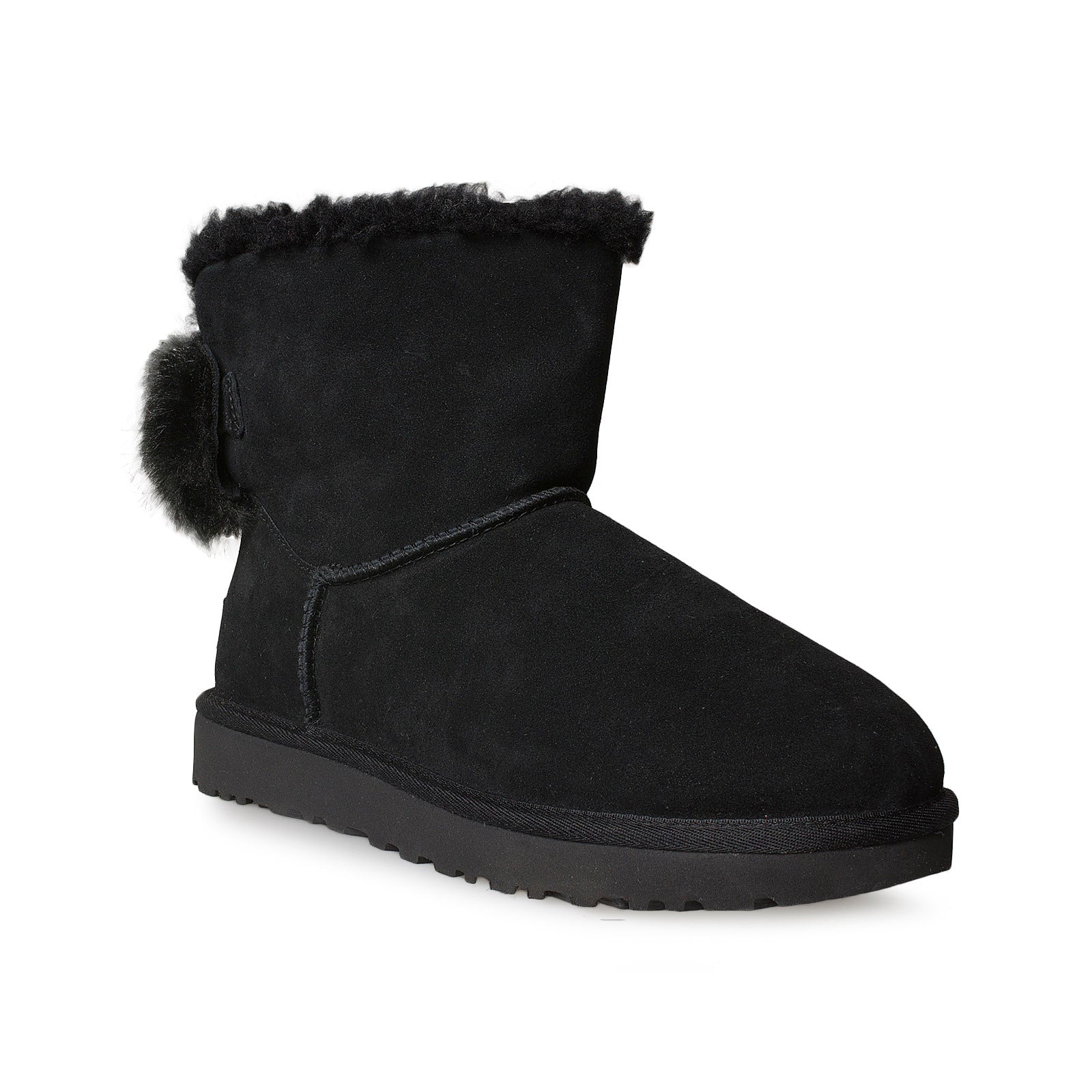 UGG Mini Emmie Bow Black Boots - Women's - Image 3