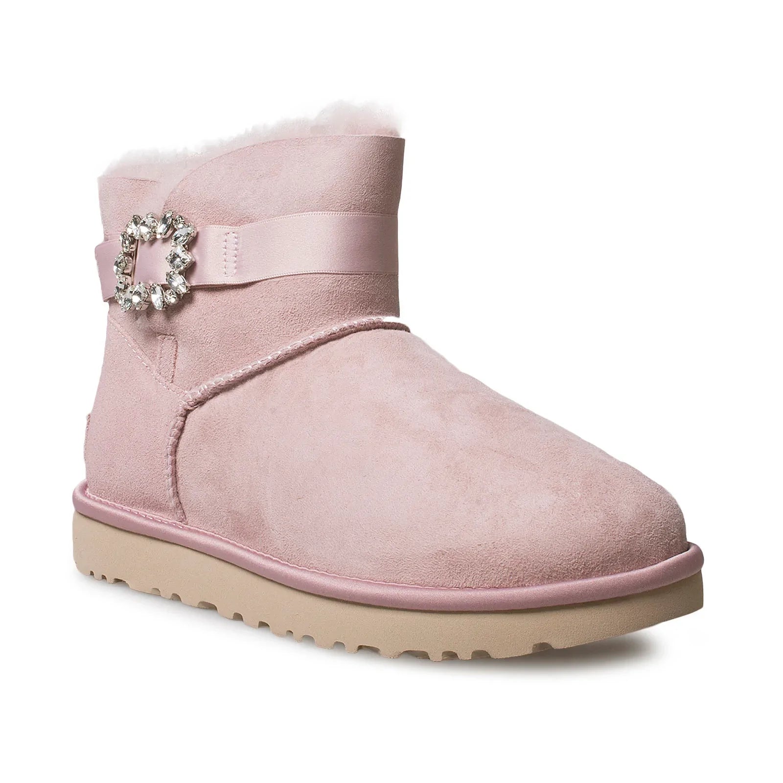 UGG Mini Side Brooch Pink Crystal Boots - Women's - Image 2