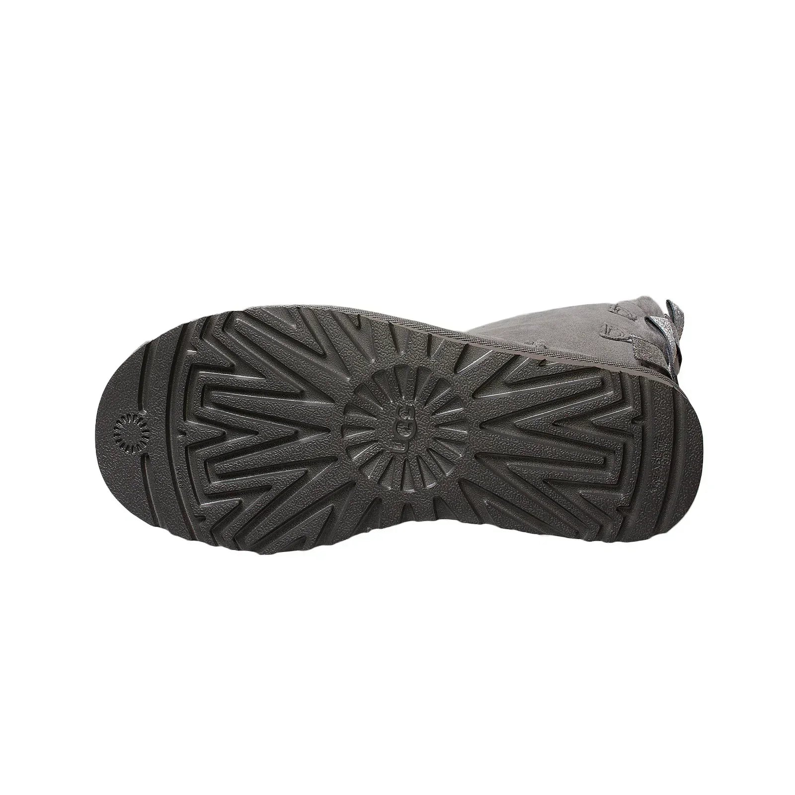 UGG Bailey Bow Sparkler Charcoal Boots - Women's - Image 7