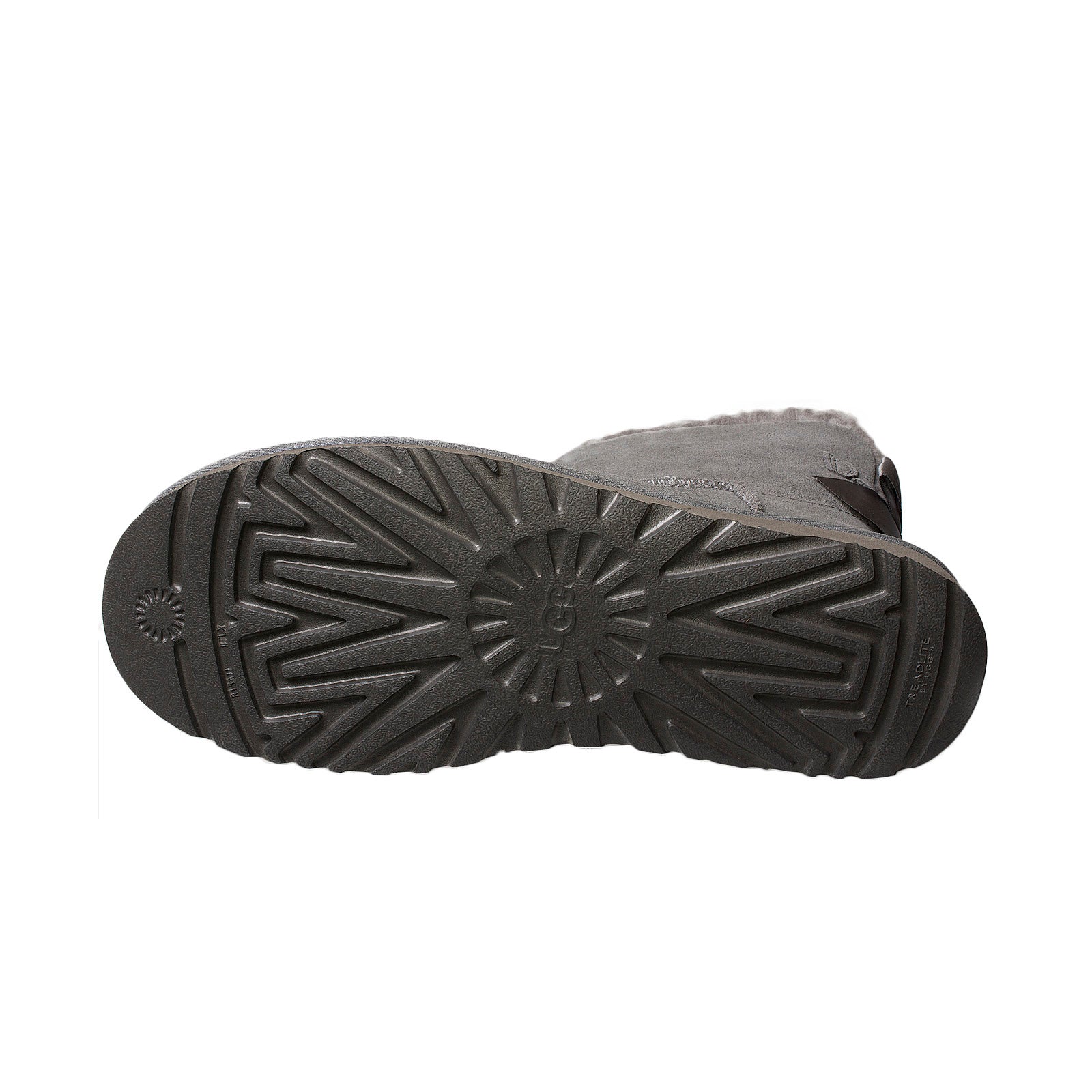 UGG Mini Bailey Bow Glimmer Charcoal Boots - Women's - Image 7