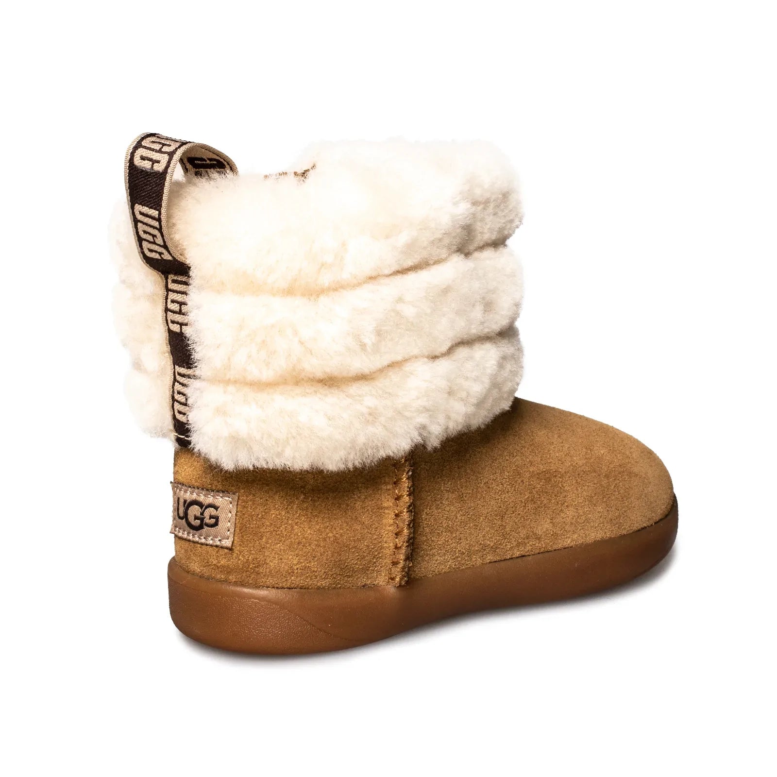 UGG Mini Quilted Fluff Chestnut Boot's - Toddler's - Image 3