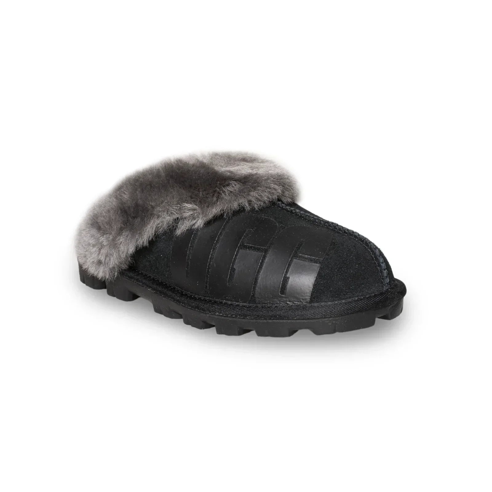 UGG Coquette Rubber Black Slippers - Women's - Image 2