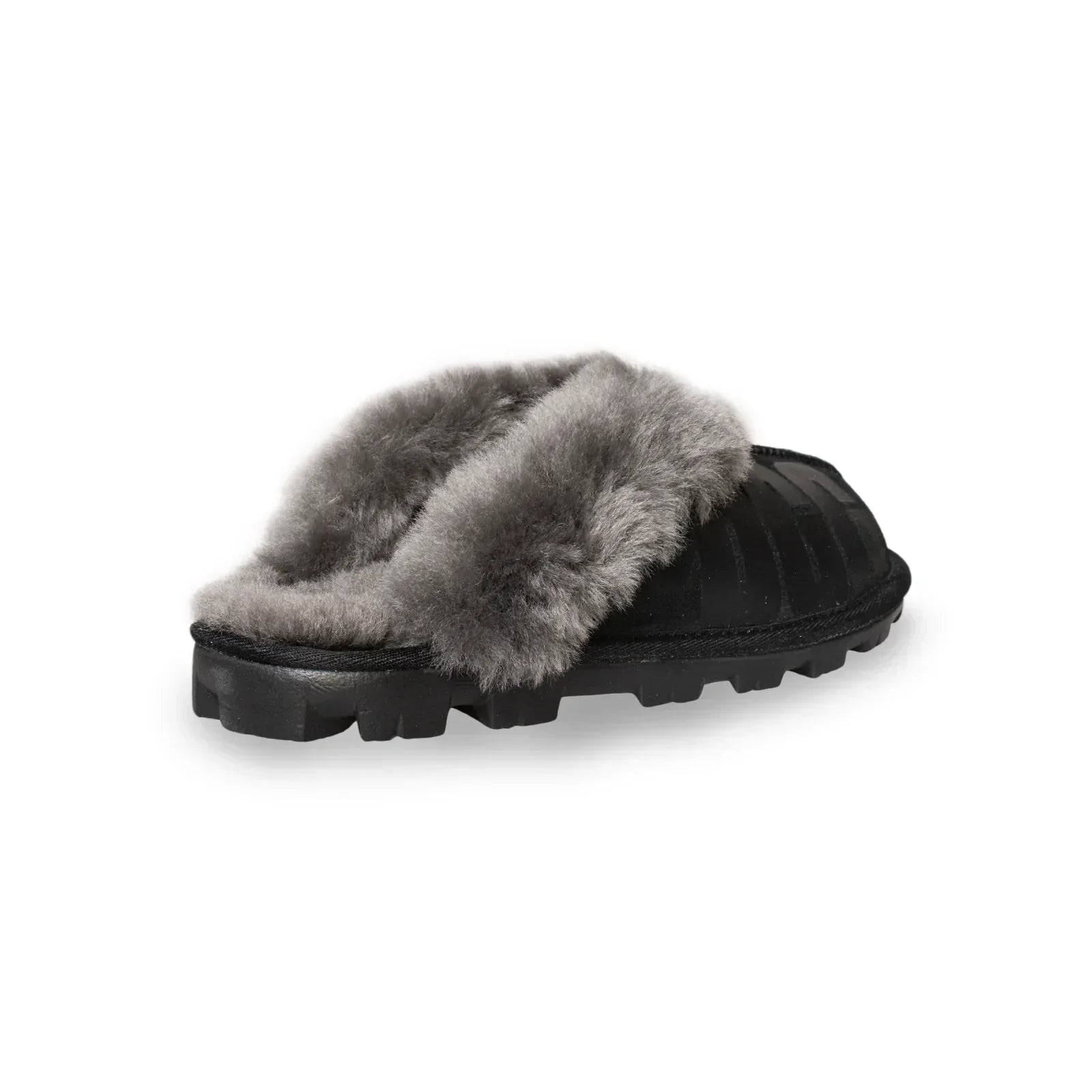 UGG Coquette Rubber Black Slippers - Women's - Image 3