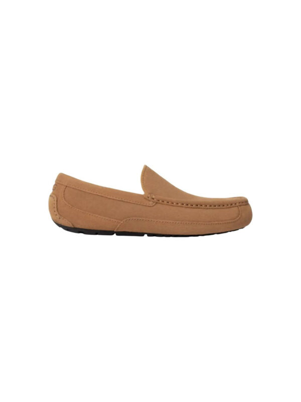 Men's Ascot Suede Slipper In Chestnut