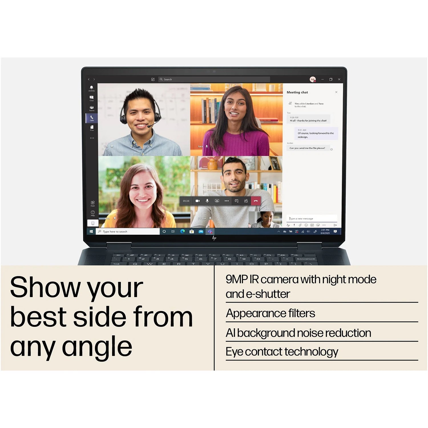 HP Spectre x360 16" 2-in-1 Creator Laptop with Stylus, Intel 16-Core Ultra 7 155H, 16GB RAM, 2TB SSD, 2560×1600 120Hz Touch, Intel Arc Graphics, 9MP Cam, Thunderbolt 4, FP Reader, Win 11 Pro - Image 8
