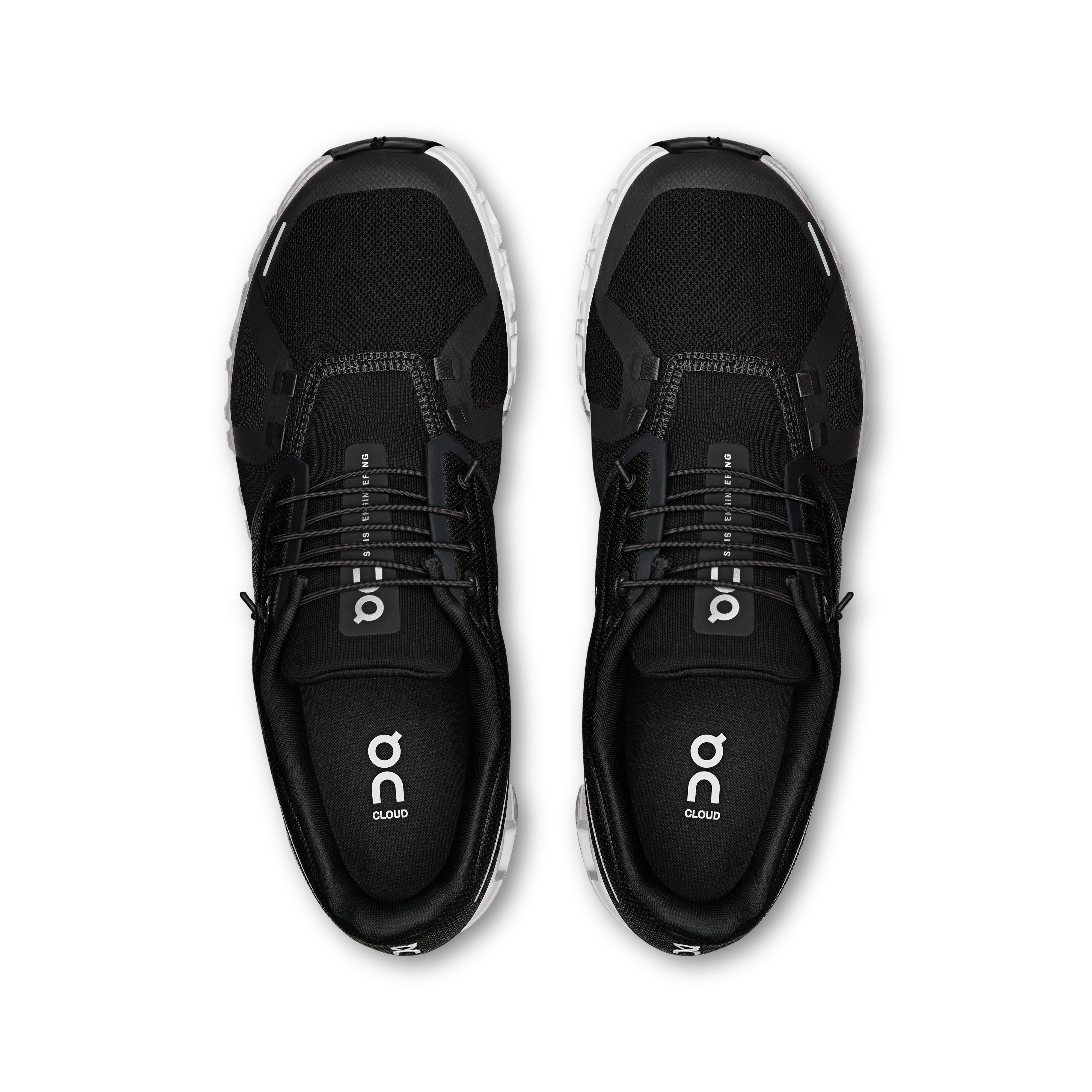 On Running Men's Cloud 6 Shoes - Black / White - Image 4