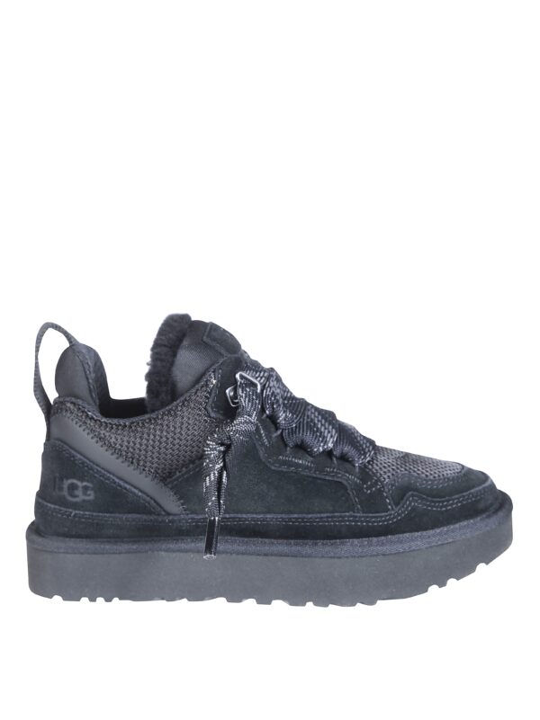 Lowmel Suede Fur-Lined Low-Top Sneakers