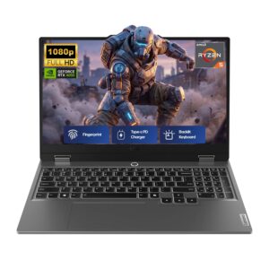 Lenovo LOQ 15.6" Gaming Laptop, FHD 144Hz Display, GeForce RTX 4050, AMD Ryzen 5 7235HS, 32GB DDR5 RAM, 2TB SSD, Lenovo AI Engine+, Backlit KB,w/Lifetime Office,Win 11 Pro