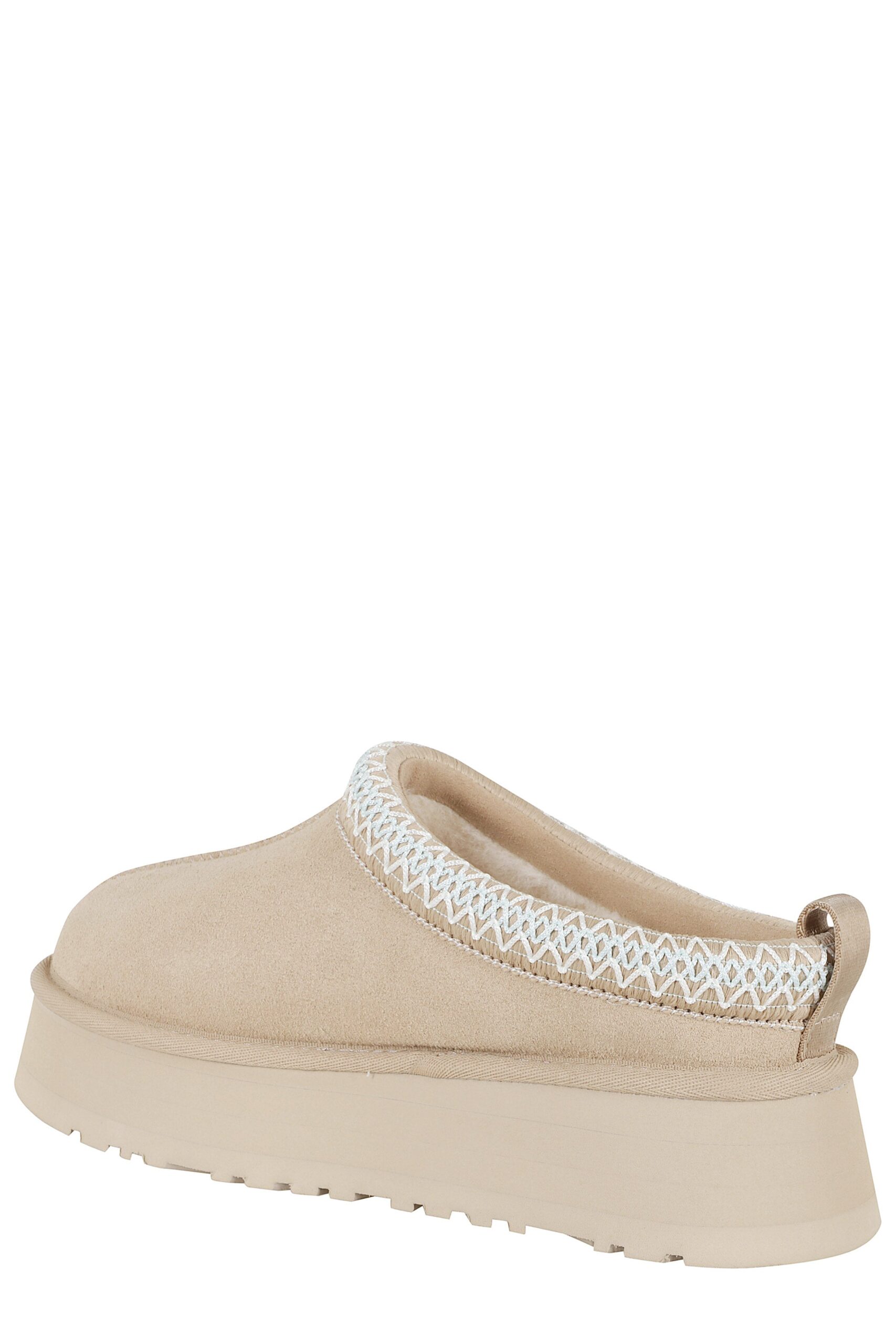 Sand W Tazz II Collar-Uggbraid Suede Mules - Image 3