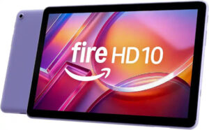 Amazon Fire HD 10 Tablet, 10.1" FHD Display, 64GB with Wi-Fi, 5MP Camera, Lilac