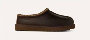 Women's Tasman Leather Regen Slippers In Ironwood