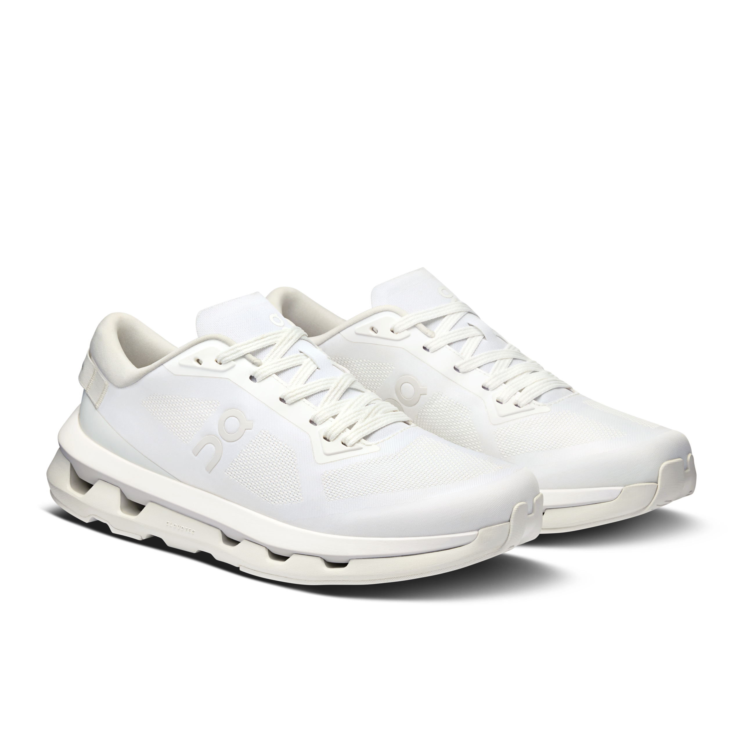 On Running Women's Cloudzone Shoes - White / White - Image 3