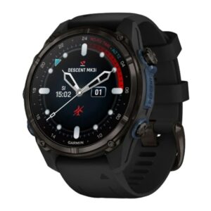 Garmin Descent Mk3i Watch Style-Dive Computer (51mm, Carbon Gray with Black Silicone Band)