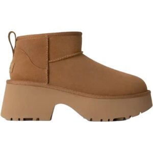 Women's Classic Ultra Mini New Heights Boot In Chestnut Suede