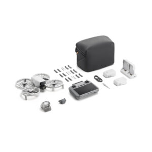 DJI Flip Fly More Combo Camera Drone with DJI RC 2, Extra Batteries, Charging Hub, and Bag (White)