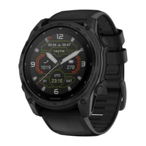 Garmin tactix 8 51mm Sapphire Solar Elite Edition Smartwatch with Built-In Flashlight (Black)