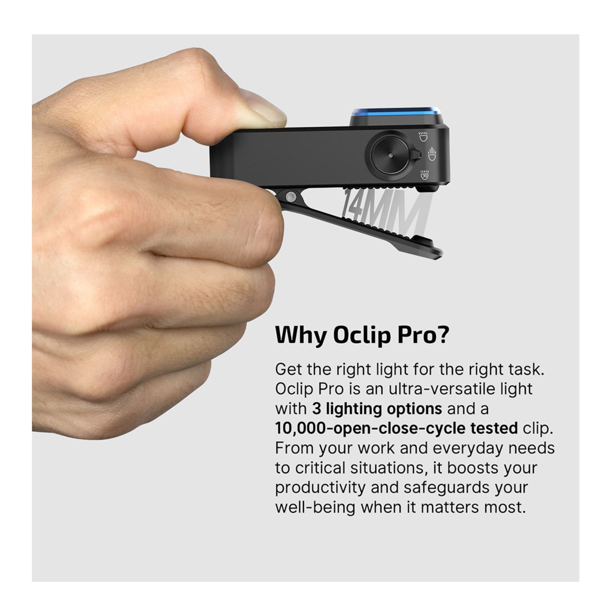 Garmin Forerunner 570 42mm Gray with Black Band and Oclip Clip-On White Bundle - Image 5