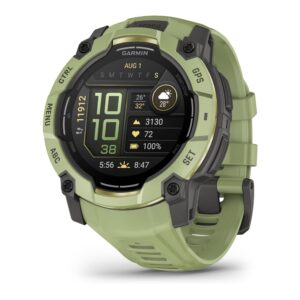 Garmin Instinct 3 50mm AMOLED GPS Smartwatch (Fern Green, Limited Edition)