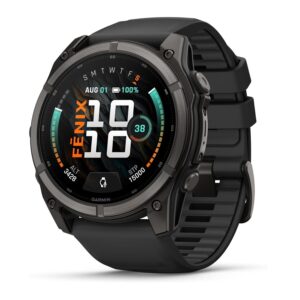 Garmin fenix 9 AMOLED GPS 51mm Smartwatch (Carbon Gray DLC Titanium/ Black)