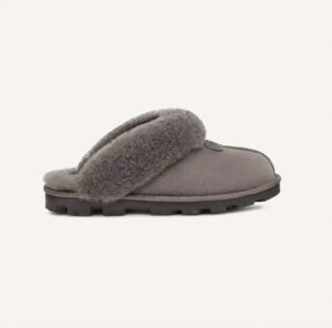 Women's Coquette Flat Slippers In Grey