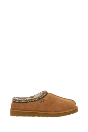 Suede Slip-On Clogs with Braided Collar and SugarSole Outsole