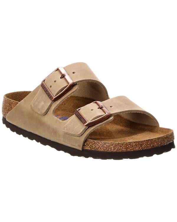 Birkenstock Arizona Narrow Soft Footbed Leather Sandal, 36