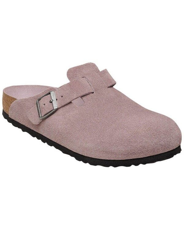 Birkenstock Boston Soft Footbed Suede Sandal
