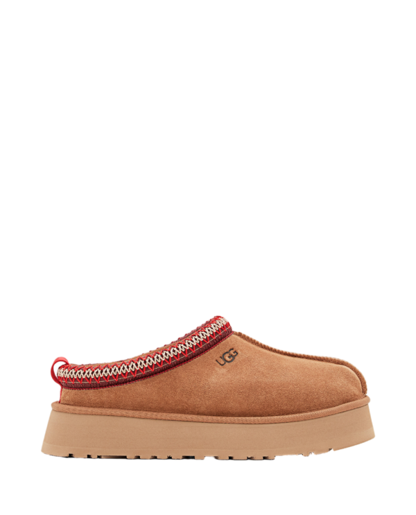 Distinctive Suede Slip-On Clogs with Braided Collar