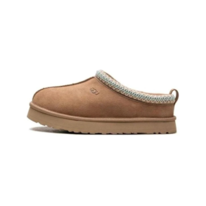 Kids UGG Tazz 1143776K-SAN Slippers Sand Suede Round Toe Slip-On Clog GUG57