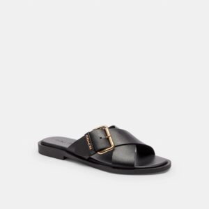 Coach Outlet Crisscross Buckle Sandal