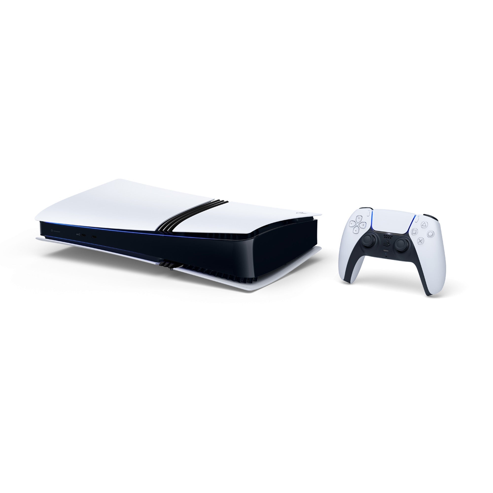 PlayStation 5 Pro Digital Edition Fortnite Cobalt Star Bundle and Mytrix Controller Case - White, Flagship Pro PS5 2TB PCIe SSD Gaming Console - Image 4