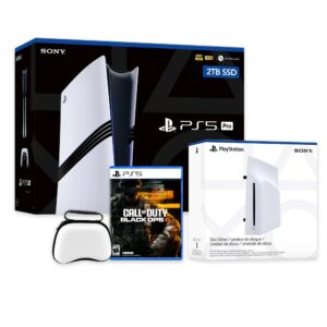PlayStation 5 Pro 2TB SSD Console with Disc Drive, Wireless Controller and Case, Call of Duty Black Ops 6 - CFI-7019 PS5 Pro