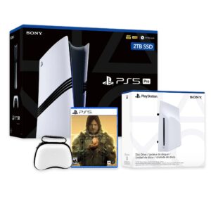 PlayStation 5 Pro 2TB SSD Console with Disc Drive, Wireless Controller and Case, DEATH STRANDING Director's Cut - CFI-7019 PS5 Pro
