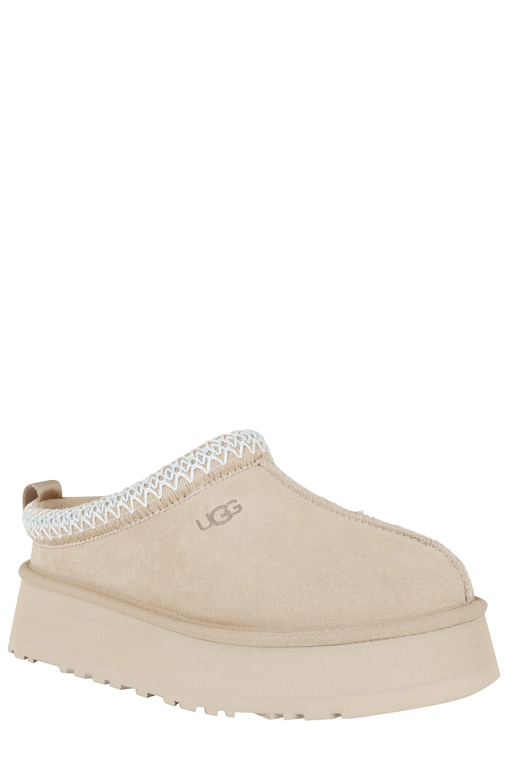 Sand W Tazz II Collar-Uggbraid Suede Mules - Image 2