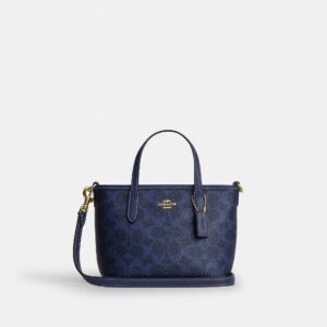 Coach Outlet City Mini Tote Bag In Signature Canvas