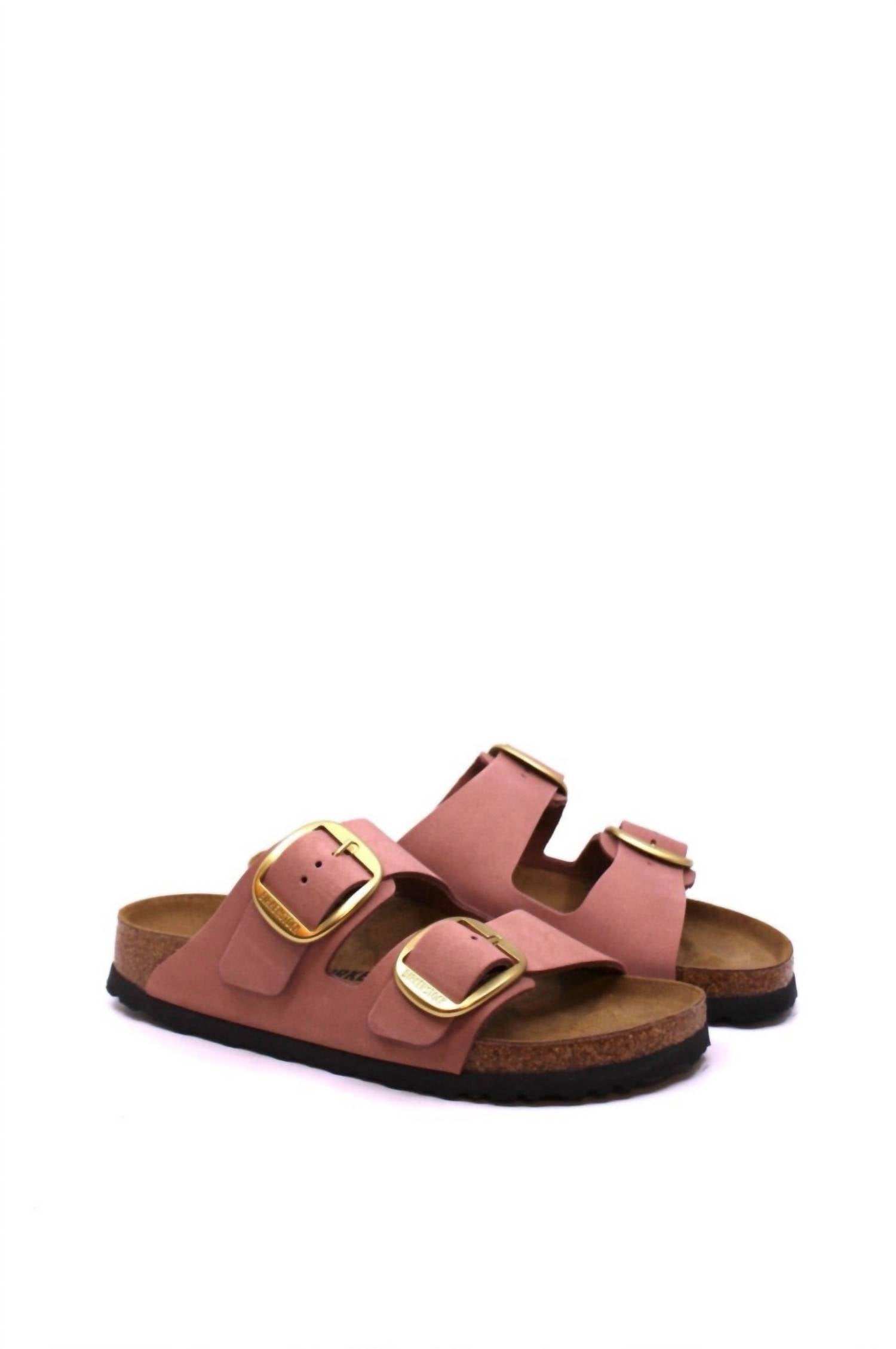 Women's Arizona Big Buckle Narrow Sandal In Old Rose - Image 5