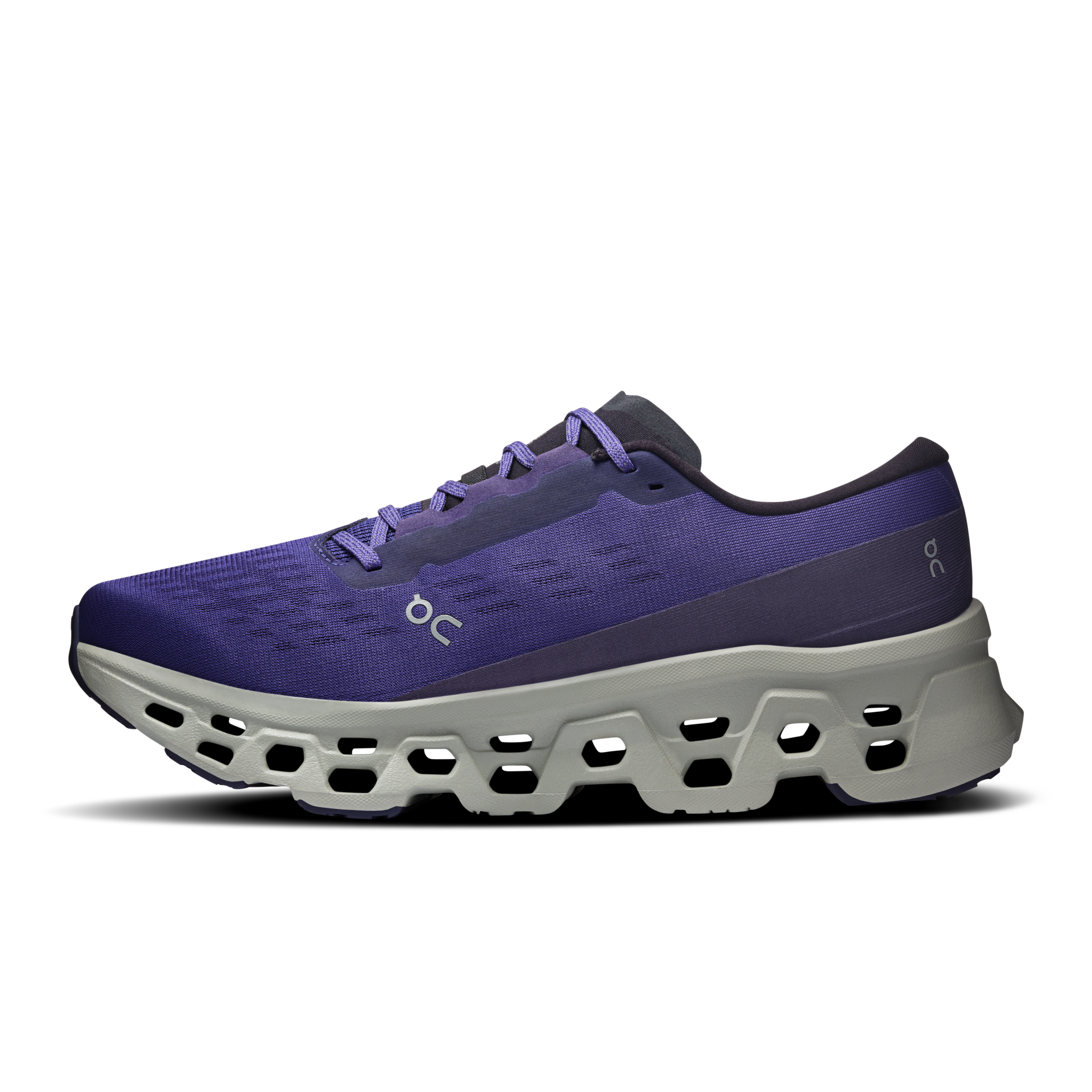 On Running Men's Cloudmonster 3 Shoes - Twilight / White - Image 4