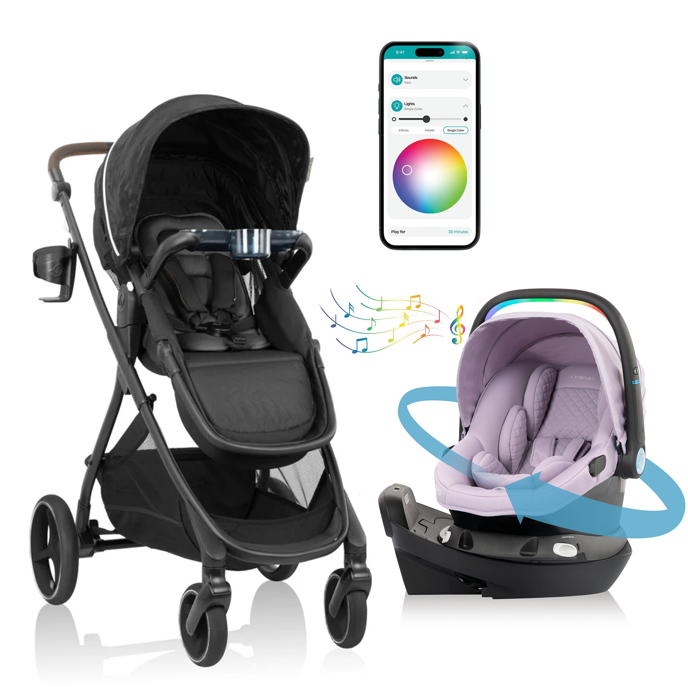 Build Your Own Travel System! Custom Shyft Inutiti+ Stroller & Revolve180 LiteMax NXT Bundle - Image 4