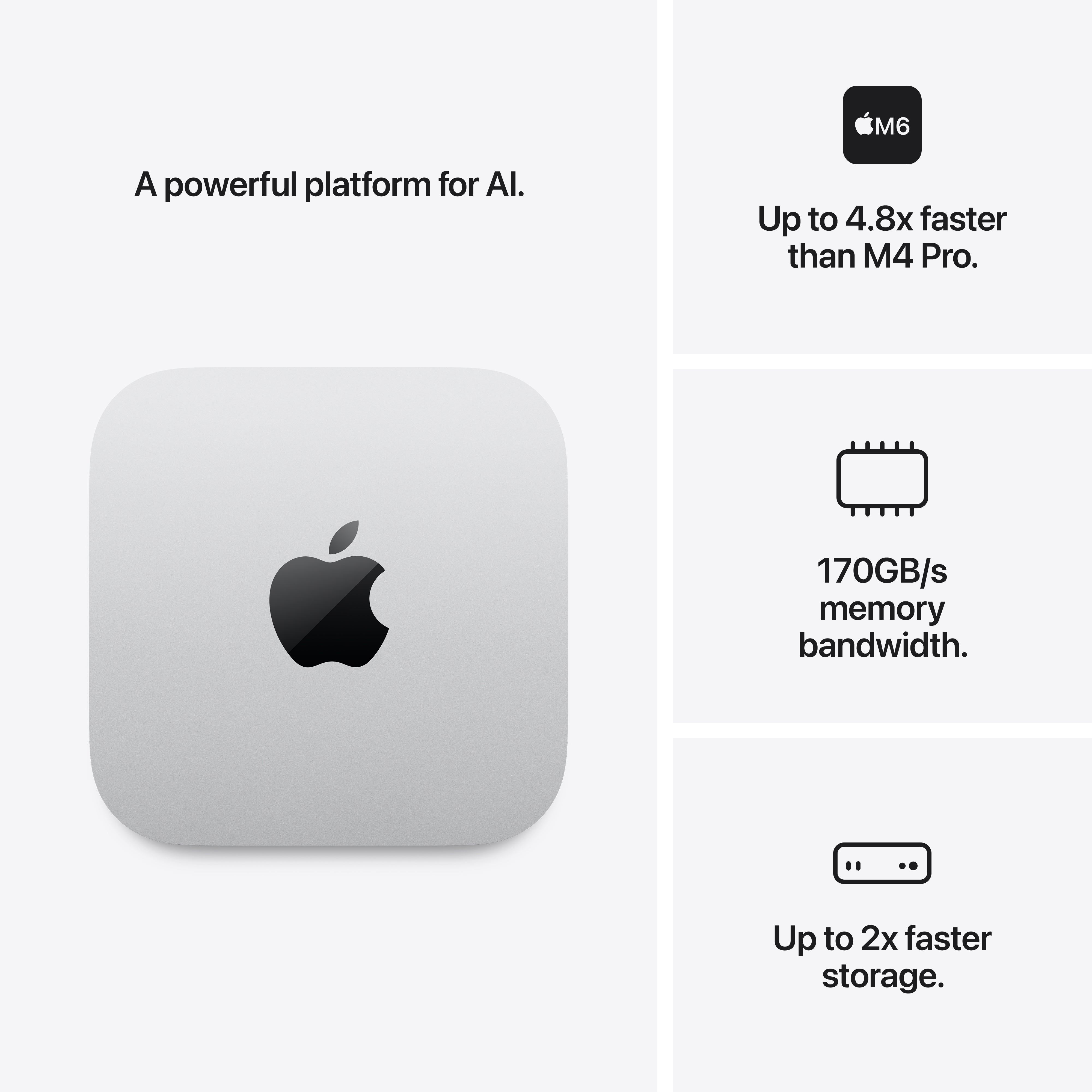 Mac Mini - M6 12-core CPU 12-core GPU - 32GB Memory - 512GB Storage - 2.5 Gigabit Ethernet - Image 3